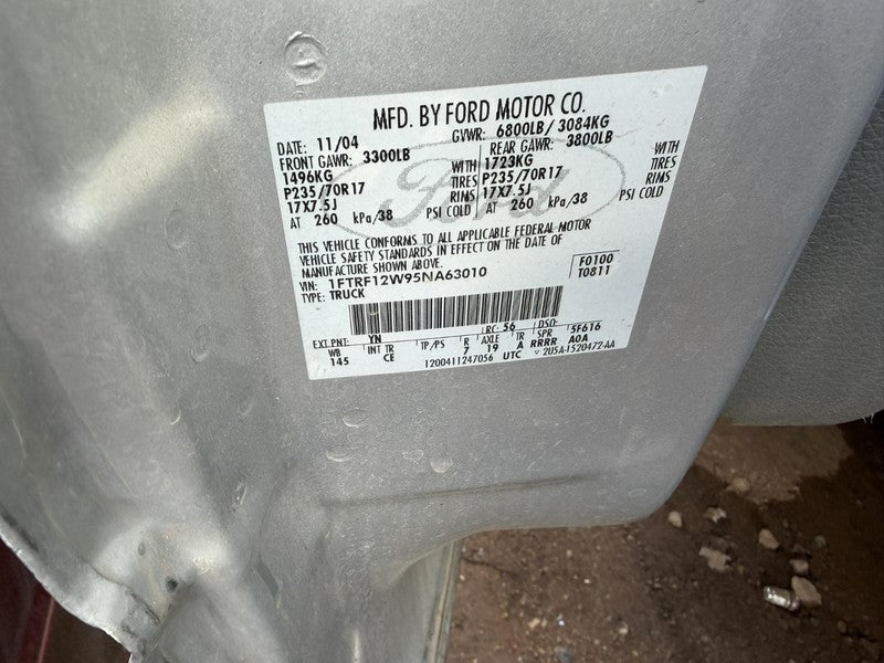Used Engine Control Module (ECM) fits: 2005 Ford F150 PICKUP Electroni