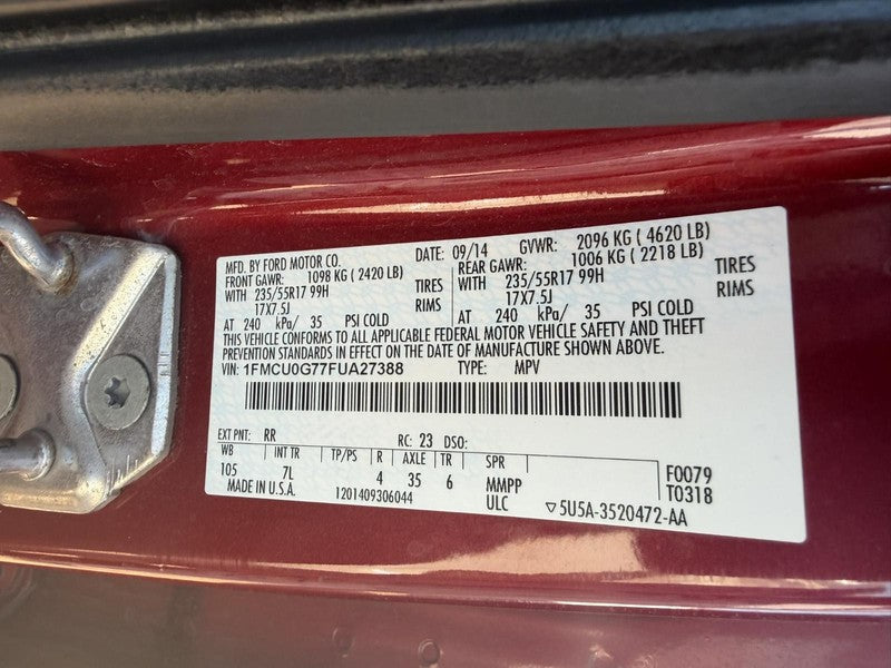 Used Radio Audio fits: 2015 Ford Escape Grade A