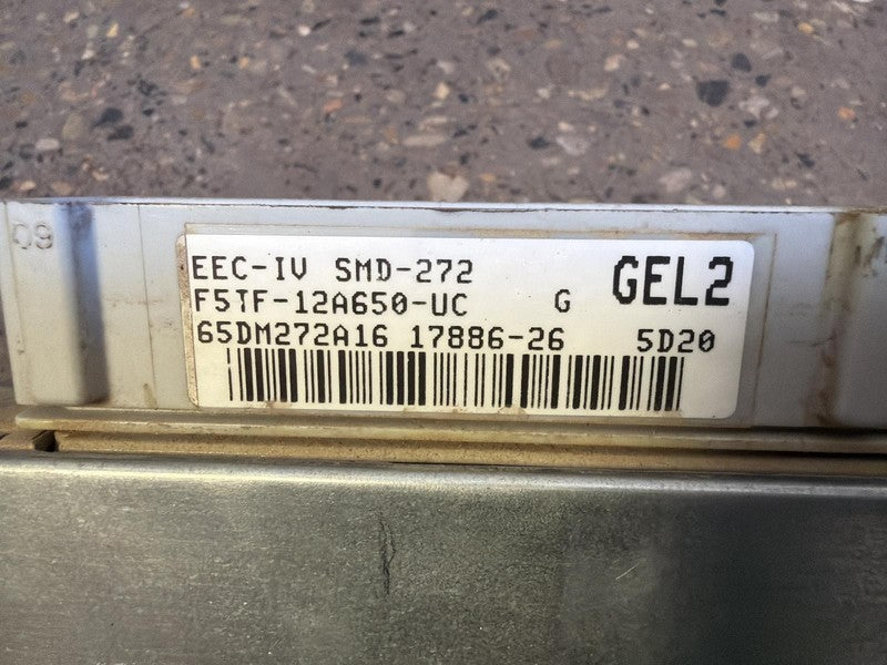 1995 FORD E350 VAN ECM ID#: F5TF-12A650-UC