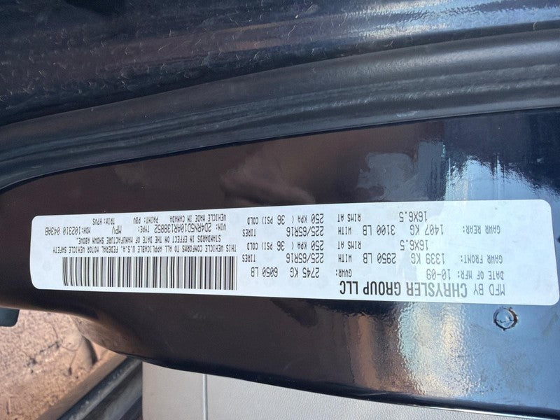 2010 Dodge Caravan Rear Bumper Assembly