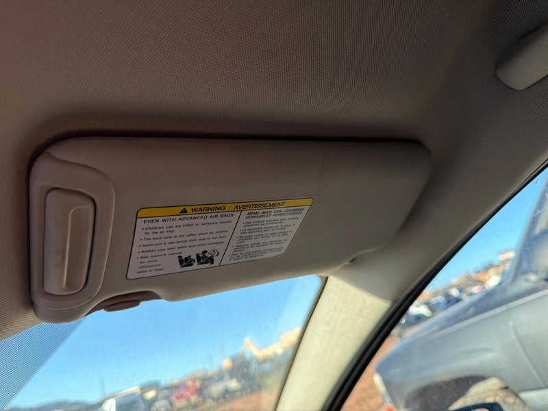 Used Right Sun Visor fits: 2015 Nissan Versa without illumination with