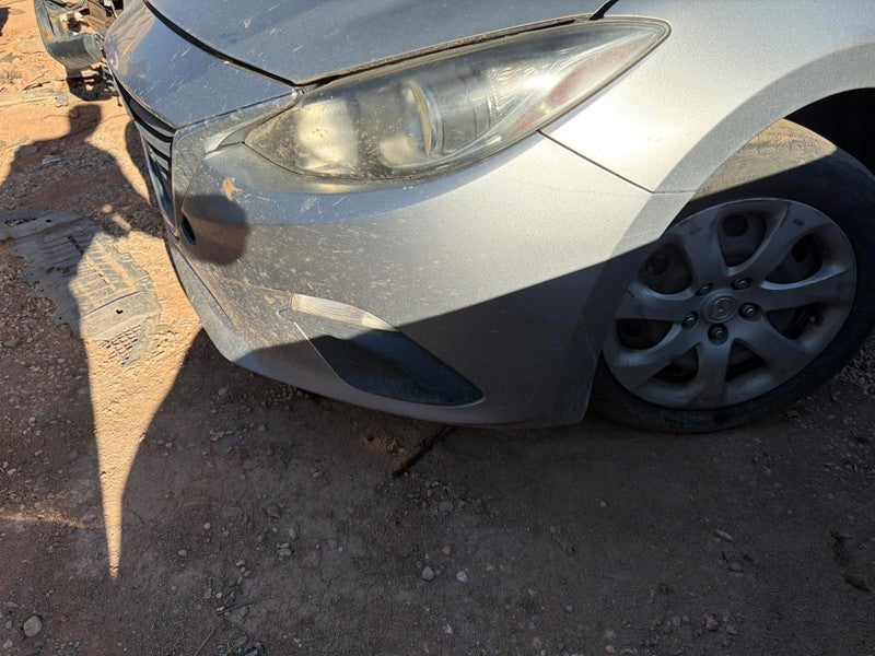 Used Front Bumper Assembly Front fits: 2016 Mazda 3 gloss black finish