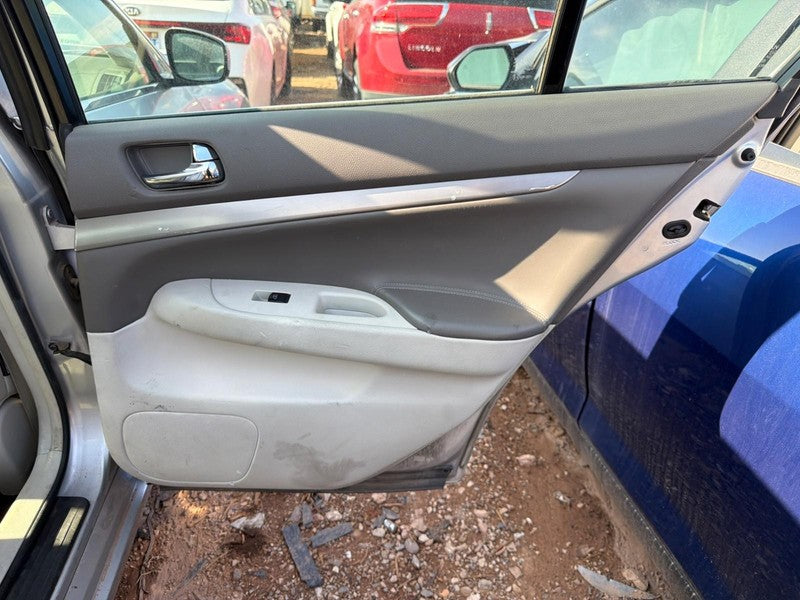 Used Rear Right Door Interior Trim Panel fits: 2010 Infiniti G37 Trim 