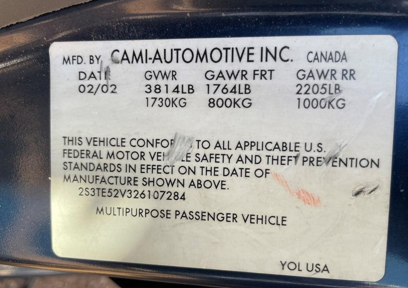 Used Alternator fits: 2002 Suzuki Vitara 2.0 Grade C