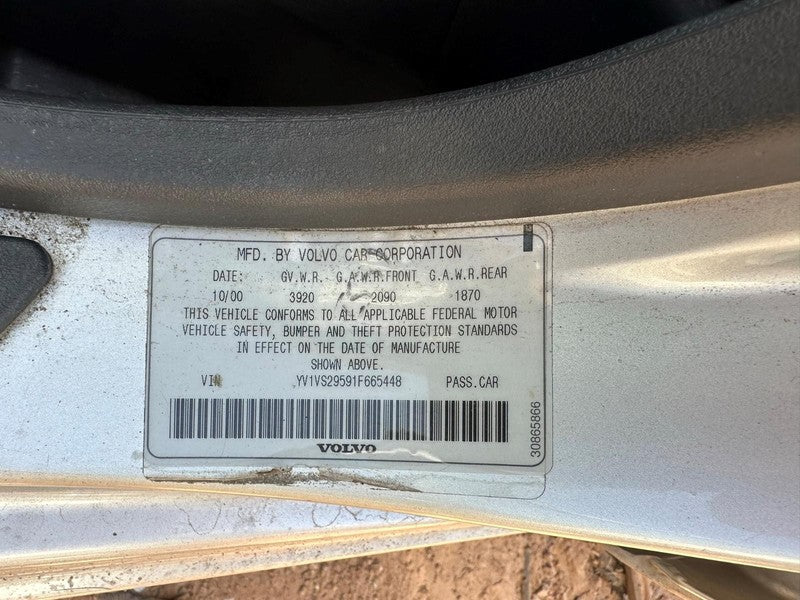 Used Automatic Transmission Assembly fits: 2001 Volvo 40 SERIES AT Gra
