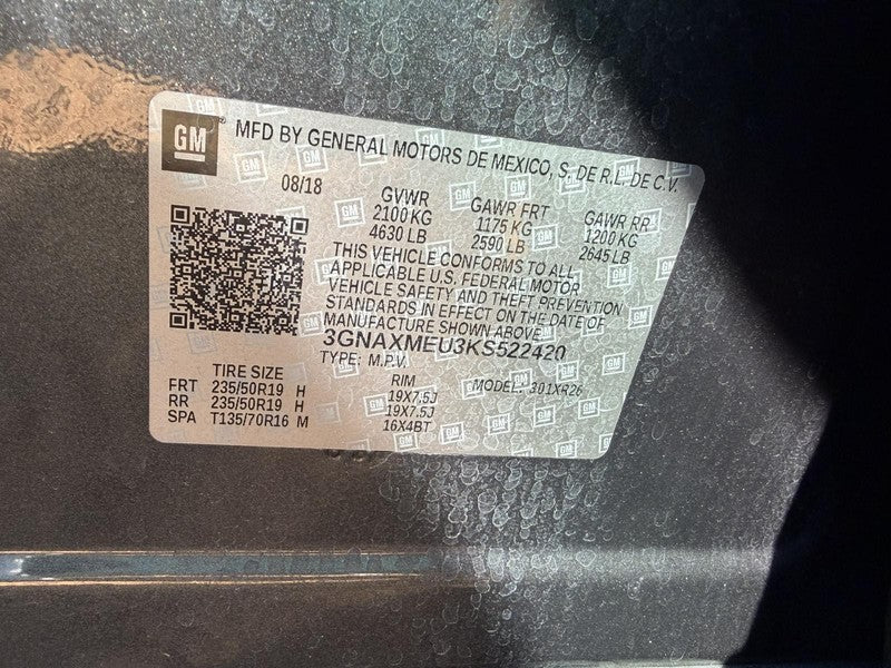 Used ABS Pump and Motor Assembly fits: 2019 Chevrolet Equinox assembly