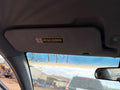 Used Left Sun Visor fits: 2004 Honda Civic without illumination Cpe L.