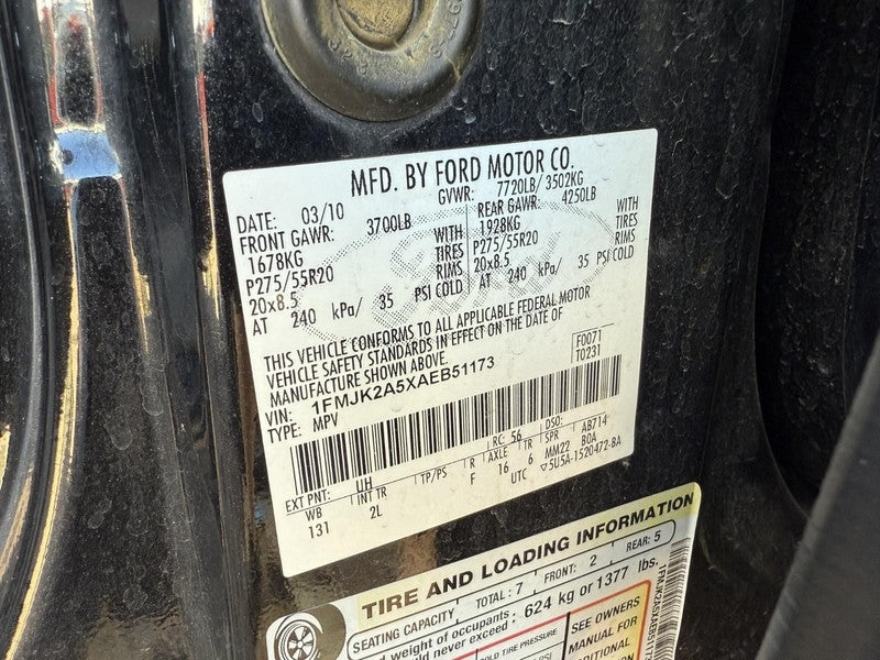 Used Alternator fits: 2010 Ford Expedition  Grade A