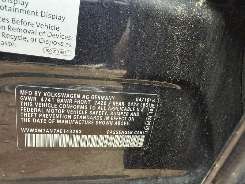 Used ABS Pump and Motor Assembly fits: 2010 Volkswagen Passat Assembly