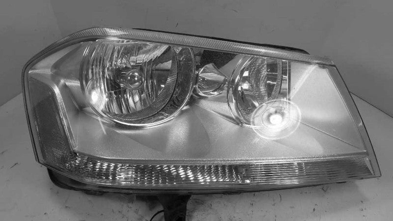 Used Right Headlight Assembly fits: 2012 Dodge Avenger chrome accent h