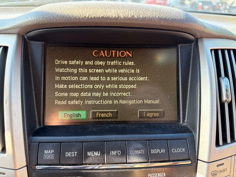 Used Infotainment Display fits: 2004 Lexus RX330 display screen dash n