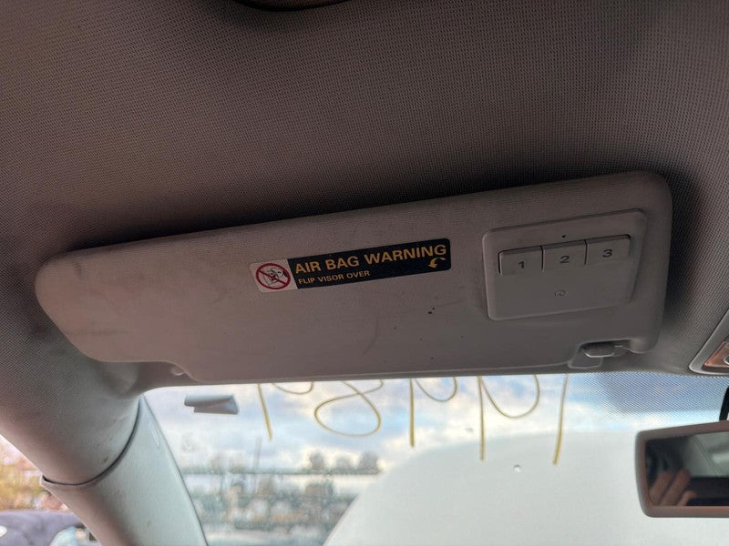 Used Left Sun Visor fits: 2006 Volkswagen Passat illuminated roof moun