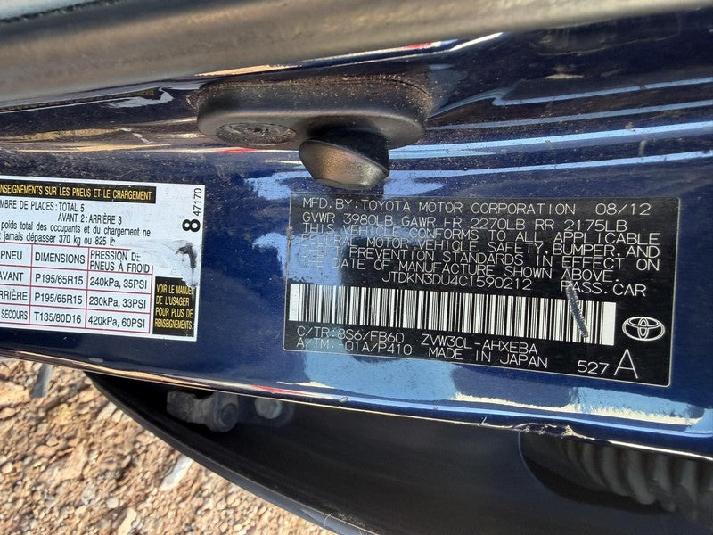 Used ABS Pump and Motor Assembly fits: 2012 Toyota Prius Actuator and 