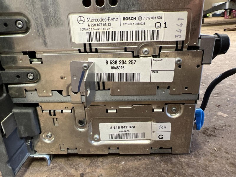 2002 MERCEDES S-CLASS STEREO RECEIVER ID#: 2208270542