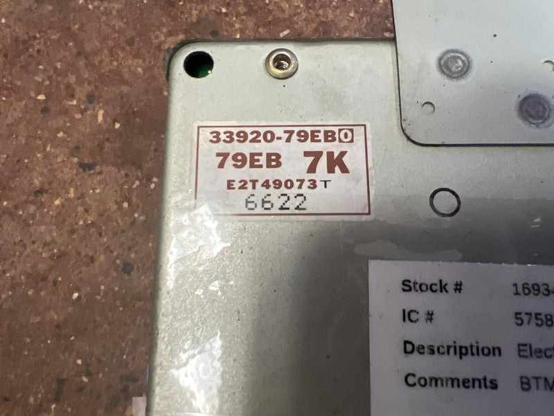 1997 SUZUKI X90 ECM ID#: 3392079EB0