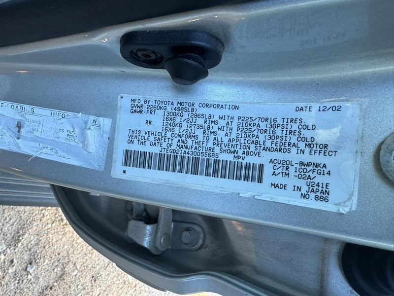 Used Engine Control Module (ECM) fits: 2003 Toyota Highlander Electron
