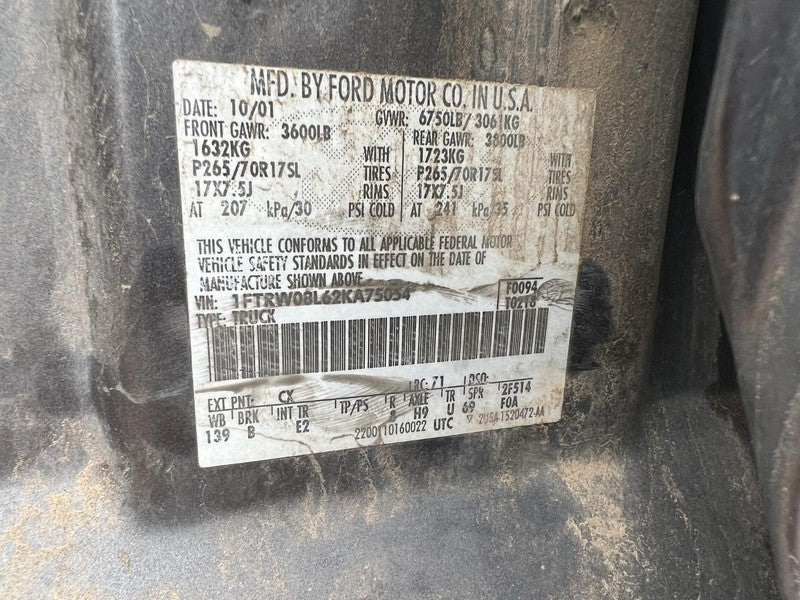 Used Transfer Case Assembly fits: 2002 Ford F150 PICKUP electronic shi