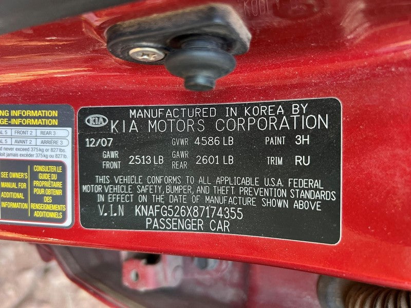 Used Automatic Transmission Assembly fits: 2008 Kia Rondo AT 2.7L 6 cy