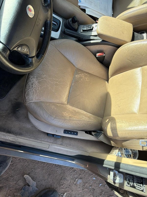 Used Front Left Seat Front fits: 2002 Saab 9-5 bucket w/air bag leathe