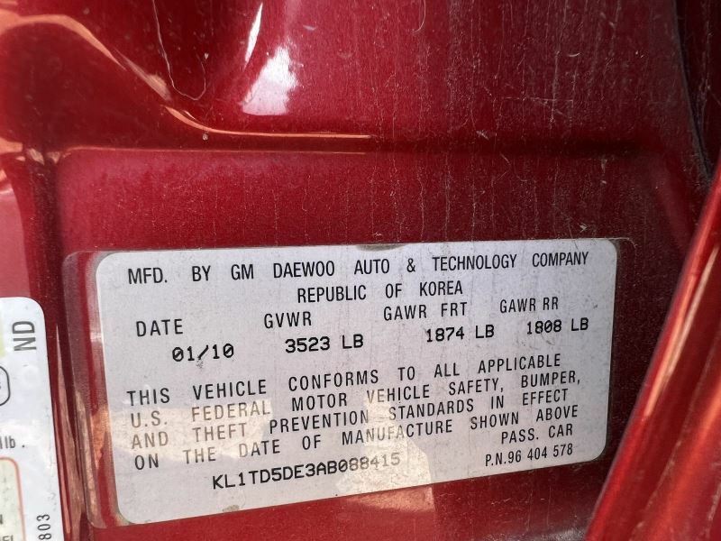 Alternator Fits 10-11 AVEO 461828