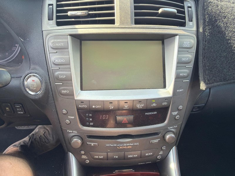 Used Infotainment Display fits: 2008 Lexus IS250 navigation display sc