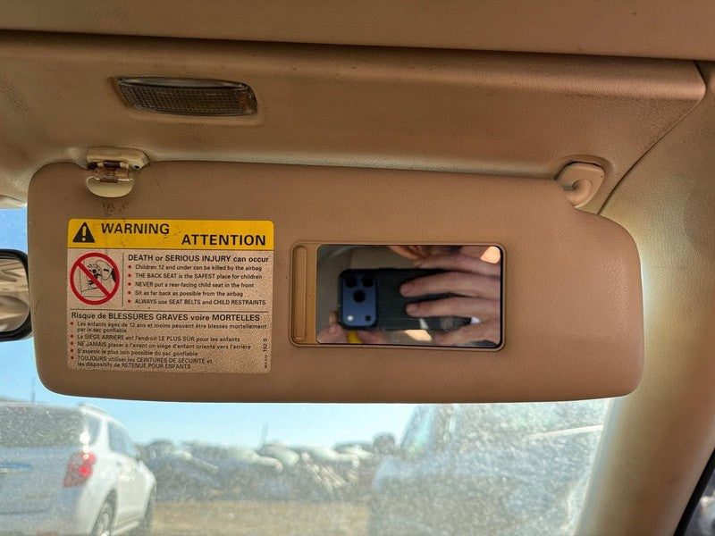 Used Right Sun Visor fits: 2003 Audi A4 Conv illuminated Right Grade A