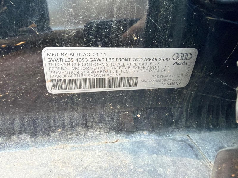 Used Steering Column fits: 2011 Audi A6 Floor Shift w/electric height 