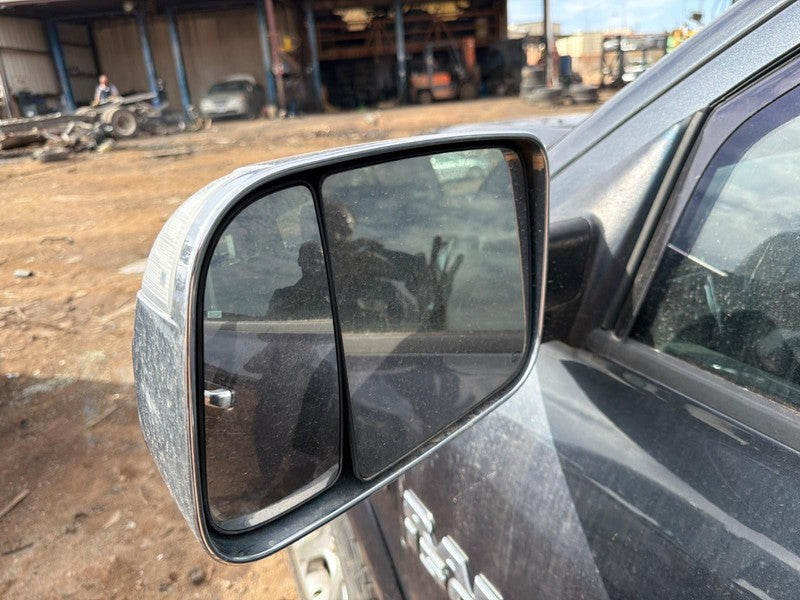Used Left Door Mirror fits: 2015 Ram Dodge 1500 pickup Power 7x11" chr